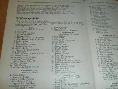 Heft der Schule " Wilhelm-Gustloff-Schule" in Schwerin März 1937 , Chronik , Mecklenburg !!!