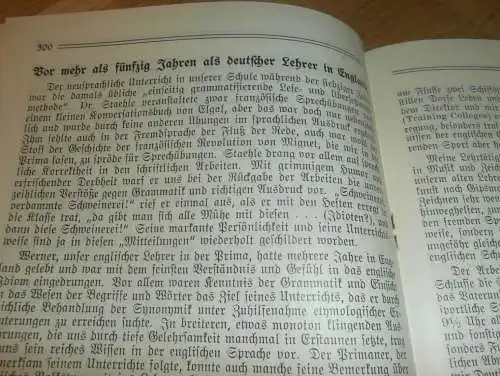 Heft der Schule " Uns oll Schaul" in Schwerin Sept. 1936 , Chronik , Mecklenburg ,mit Mitglieder- und Schülerverzeichnis