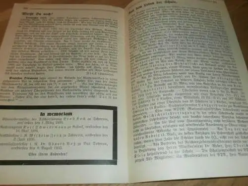 Heft der Schule " Uns oll Schaul" in Schwerin Sept.1935 , Chronik , Mecklenburg ,mit Mitglieder- und Schülerverzeichnis