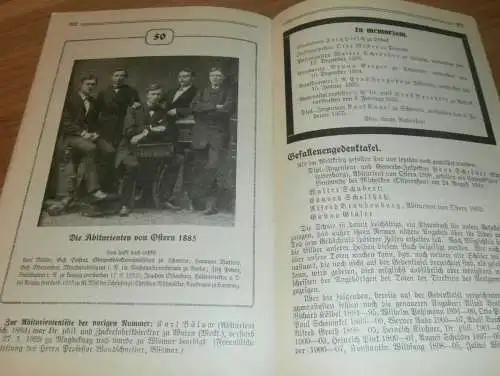 Heft der Schule " Uns oll Schaul" in Schwerin März 1935 , Chronik , Mecklenburg ,mit Mitglieder- und Schülerverzeichnis