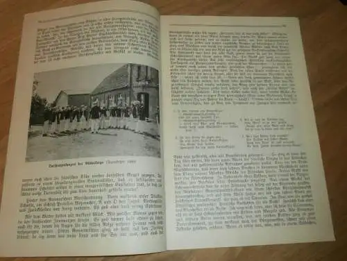 Heft der Schule " Uns oll Schaul" in Schwerin Sept. 1933 , Chronik , Mecklenburg ,mit Mitglieder- und Schülerverzeichnis