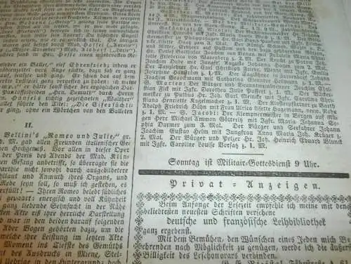 Sundine , 29.9.1837 , Zeitung für Stralsund, Vorpommern und Rügen , Mecklenburg !!!