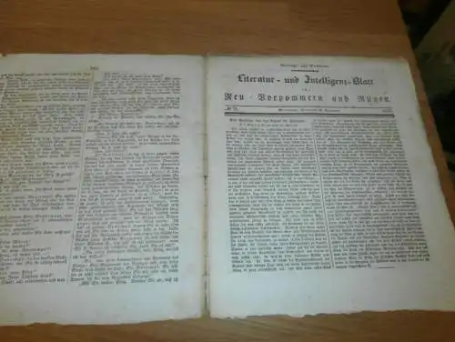 Sundine , 29.9.1837 , Zeitung für Stralsund, Vorpommern und Rügen , Mecklenburg !!!