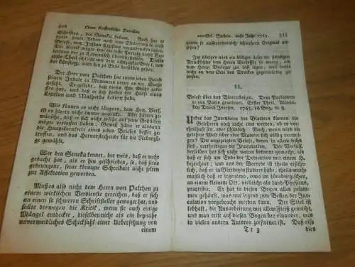 Rostock `sche Zeitung , 28.8.1765 , von Gelehrten Sachen !!!