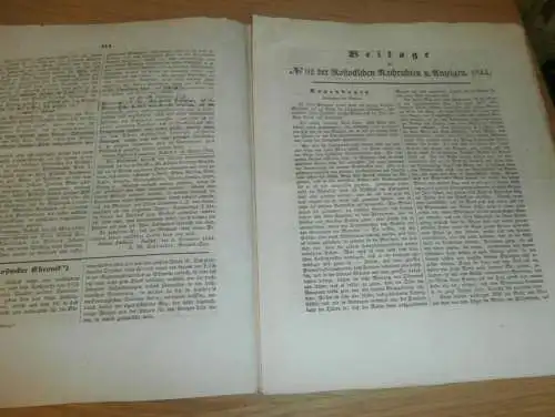 Rostocker Zeitung , 16.11.1844 , Nachrichten und Anzeigen für Rostock und Umgebung , Seehund !!!