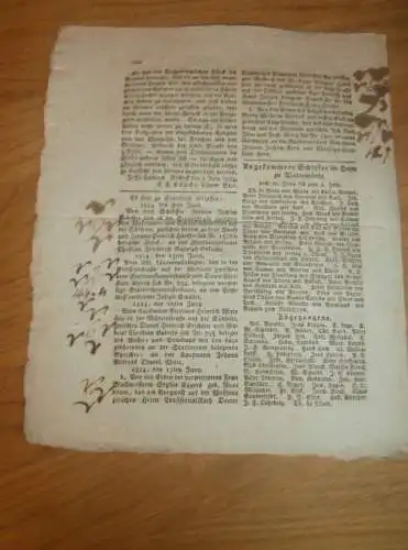 Zeitung Mecklenburg , 7.7.1824 , Nachrichten und Anzeigen aus Rostock und Umgebung  !!!