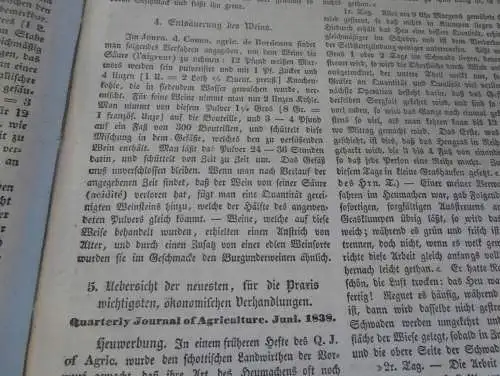 Zeitung Mecklenburg , 27.7.1838 , Landwirtschaft , Haushalt , Gewerbe und Handel , Wissenschaft und Technik