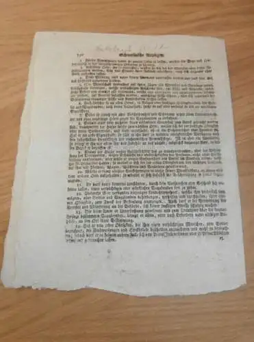 Zeitung Mecklenburg , 15.07.1801 , Bettler und Vagabonden , Husaren Corps gegen Bettelei  !!!