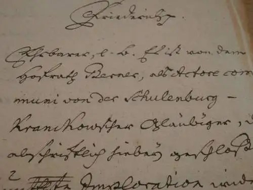 von der Schulenburg - Krankow / Bobitz , 1778 , Ratzeburg , Schwerin , Dokument 3 Seiten , Adel Mecklenburg !!!