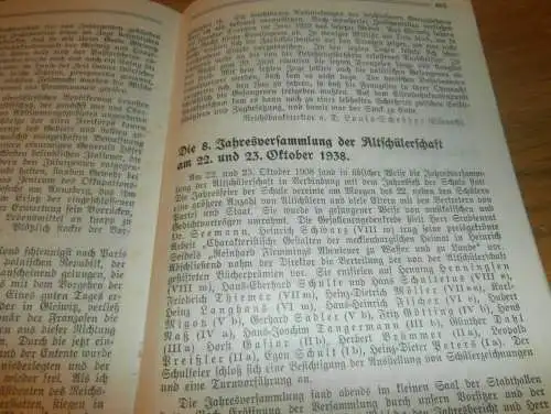 Heft der Schule " Wilhelm-Gustloff-Schule" in Schwerin März 1939 , Chronik , Mecklenburg !!!