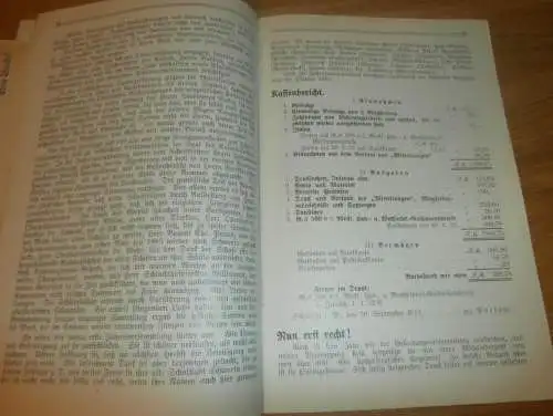 Heft der Schule " Uns oll Schaul" in Schwerin März 1932, Chronik , Mecklenburg ,mit Mitglieder- und Schülerverzeichnis