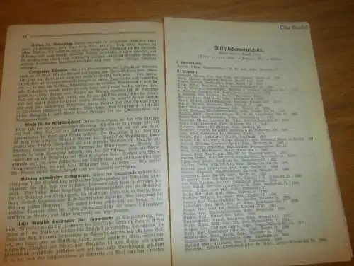 Heft der Schule " Uns oll Schaul" in Schwerin Sept. 1931, Chronik , Mecklenburg ,mit Mitglieder- und Schülerverzeichnis