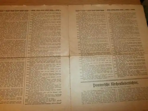 Demminer Zeitung 31.Dezember 1931 , slavische Ortsnamen im Kreis Demmin , Slaven , Seidenbau , Pommern !!!