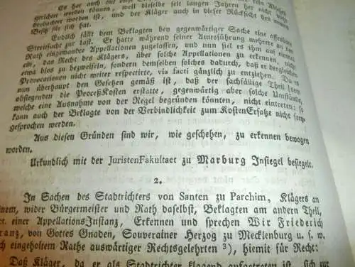 Konvolut Beylagen zu Rostocker Zeitung ,1828 , Malchow Urkunden-Inventarium , Schulzen Lehne , Lehnbrief Mecklenburg !!!