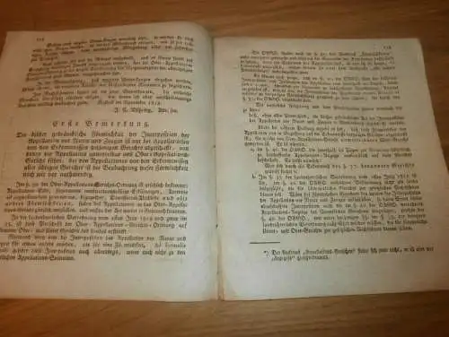 Beylagen zu Rostocker Zeitung ,1818 , Rostock , Obergericht , Gericht , Mecklenburg !!!