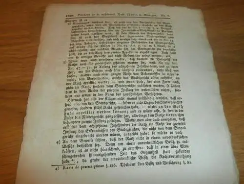 Konvolut Beylagen zu Rostocker Zeitung ,1828 , Stadt Parchim , Plau , Güstrow , Mecklenburg !!!