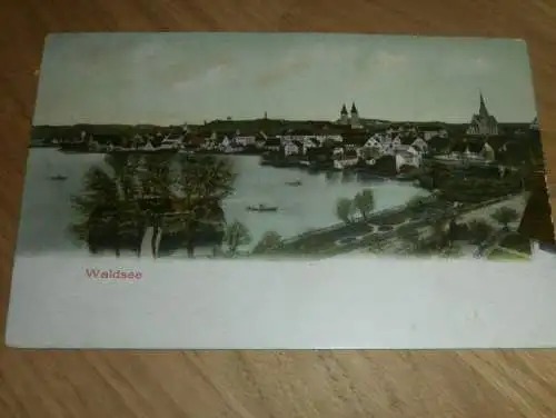 alte AK - Bad Waldsee , 1910 , Panorama , Ansichtskarte !! gelaufen nach Weingarten