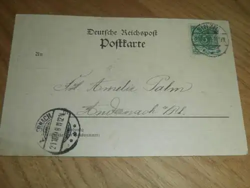 alte AK - Ein Schwarzwaldhaus 1898 , Sinzig nach Andernach , Schwarzwald , Ansichtskarte !!