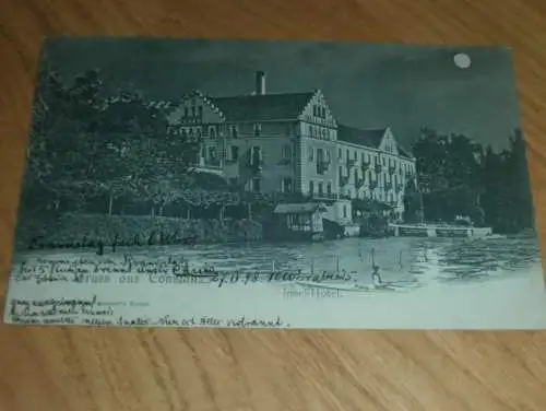 alte AK - Constanz / Konstanz , 1898 , Insel-Hotel , Ansichtskarte !!