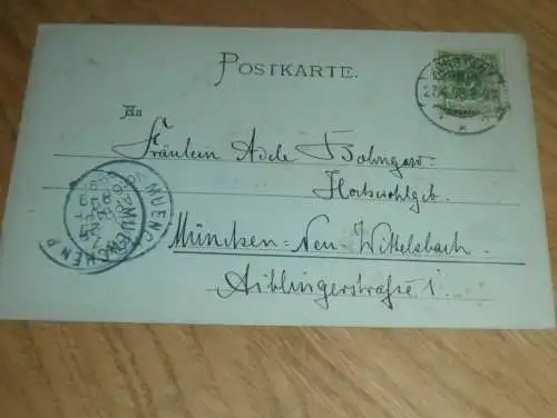 alte AK - Constanz / Konstanz , 1898 , Insel-Hotel , Ansichtskarte !!