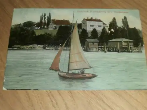 alte AK - Kirchberg / Immenstaad a. Bodensee , 1907 ,  Schloss Ansichtskarte !! gelaufen nach Lindau a. Bodensee