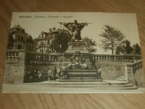 alte AK - München , 1912 , Denkmal Schmied von Kochel , Ansichtskarte !!