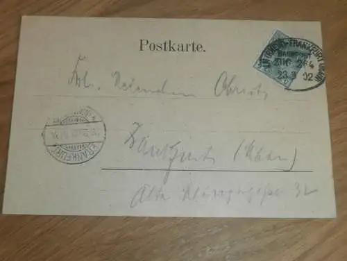 alte AK -  Coblenz / Koblenz ,  1902 , Rheinanlagen , Ansichtskarte !!