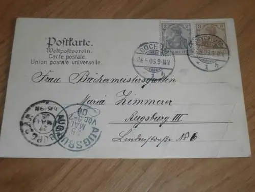 alte AK - Blankenstein / Hattingen , 1906 , Stempel , Ansichtskarte !!