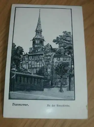 alte AK - Hannover , ca. 1905  , Kreuzkirche , Ansichtskarte !!!