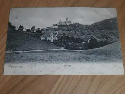 alte AK -  Wernigerode , 1905 , nach Bad Oeynhausen , Ansichtskarte !!