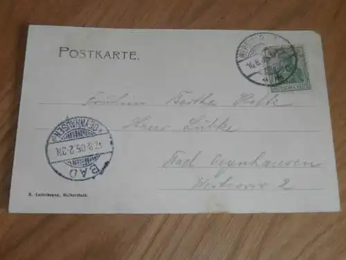 alte AK -  Wernigerode , 1905 , nach Bad Oeynhausen , Ansichtskarte !!