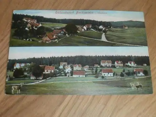 alte AK -  Hahnenklee - Bockswiese i.  Oberharz , 1912 , Ansichtskarte !!!