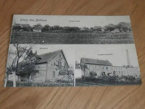 alte AK - Bettrum bei Söhlde , 1918 , nach Harber b. Hohenhameln , Ansichtskarte !!!