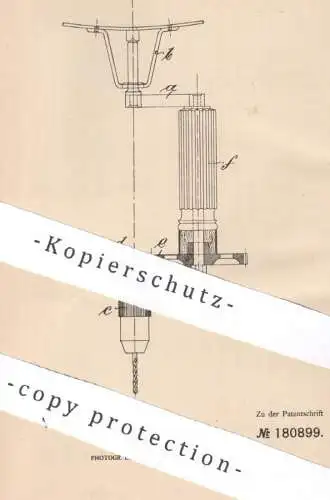 original Patent - Alexanderwerk A. von der Nahmer AG Remscheid 1905 , Handbohrkurbel | Handbohrer , Bohrer , Brustleier