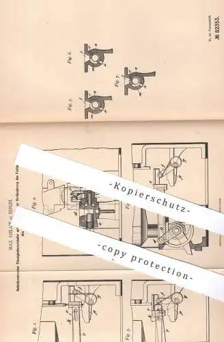 original Patent - Max Sielaff , Berlin , 1894 , Selbstkassierender Flüssigkeitsverkäufer | Getränke - Automat | Kasse