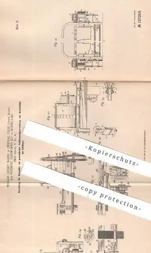 original Patent - William Henry Baker , Rhode Island | Frederic Ellsworth Kip , Montclair , New Jersey , USA | Webstuhl