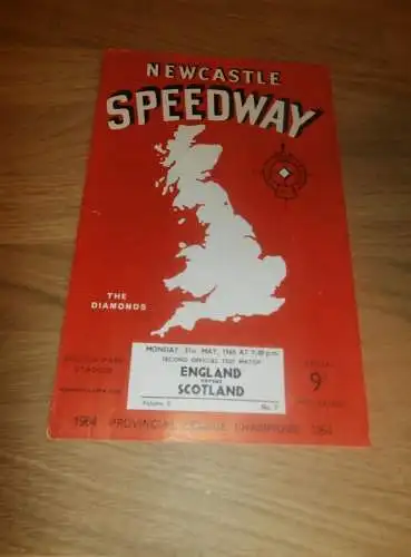 Speedway Newcastle , 31.05.1965 , Programmheft / Programm / Rennprogramm , program !!!