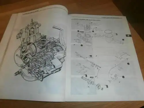 Suzuki RM 125 , Bj. 1992 , Reparaturhandbuch , Handbuch , Owners manual , Motocross , Handbuch , Oldtimer !!