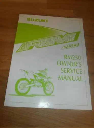 Suzuki RM 250 , Bj. 1999 , Reparaturhandbuch , Handbuch , Owners manual , Motocross , Handbuch , Oldtimer !!