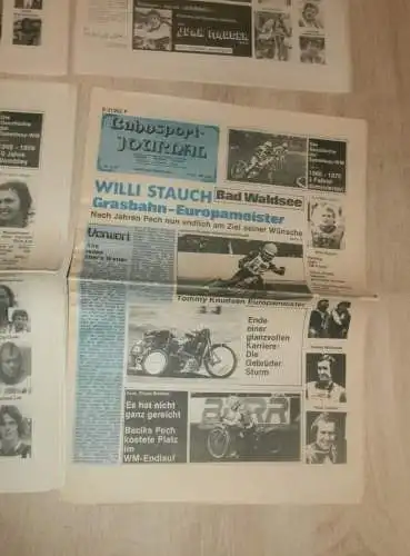 6x Bahnsport Journal 1978-1980 , Speedway , Zeitschrift , Journal !!!