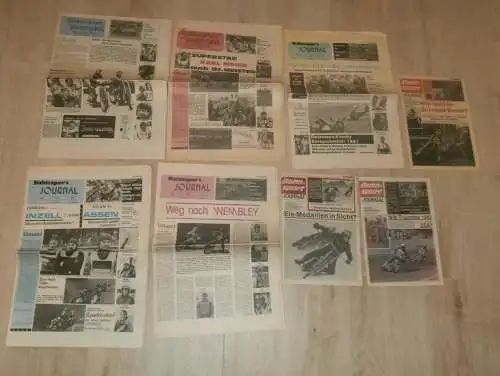 8x Bahnsport Journal 1979-1982 , Speedway , Zeitschrift , Journal !!!