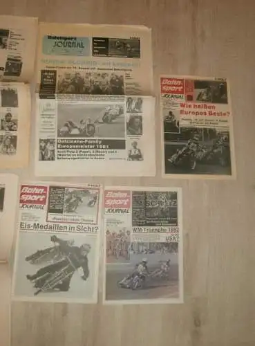 8x Bahnsport Journal 1979-1982 , Speedway , Zeitschrift , Journal !!!