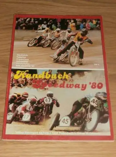 Speedway Handbuch 1980 , Chronik , Buch , Journal !!!