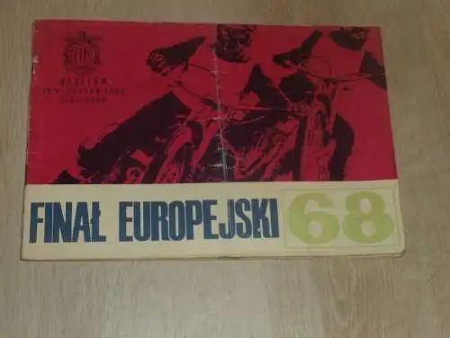 Speedway - Wroclaw WM 25.08.1968 , Programmheft / Programm / Rennprogramm , program !!!