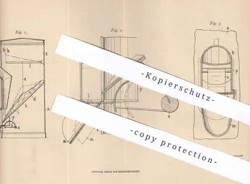 original Patent - Bernhard Bodascher , Wien , Österreich , 1906 , Entnahme von Pulver , Korn , Getreide , Kakao