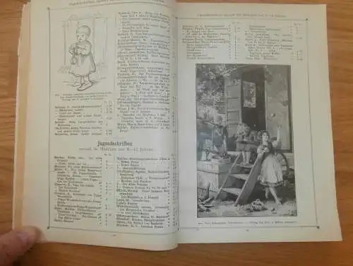 Schweizerischer Weihnachts-Katalog 1907/08 , Literatur- und Bücher Katalog , viel Reklame/ Werbung , Antiquariat , RAR !