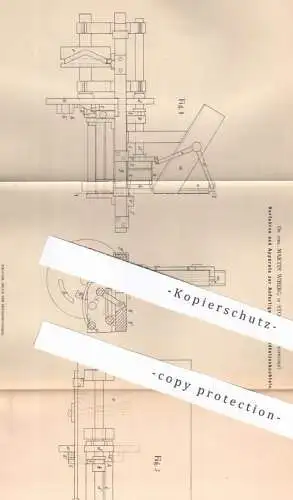 original Patent - Dr. Phil. Martin Wiberg , Stockholm , Schweden , 1880 , Zündholzschachtel | Streichholz Schachtel !!!