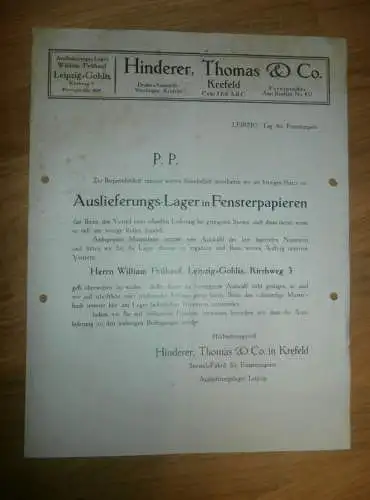 altes Dokument - Hinderer , Thomas & Co in Leipzig , 1951, Hummitzsch Sägewerk Leisnig , A. Colditz in Hartha i. Sa !!!