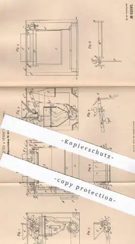 original Patent - W. H. Baxter , Streatham , London , England , 1896 , Waage für Körner | Mühle , Brennerei , Brauerei