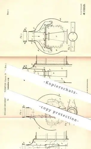 original Patent - Dugald Drummond , Surbiton , Surrey , England , 1901 , Funkenfänger für Lokomotiven | Eisenbahn !